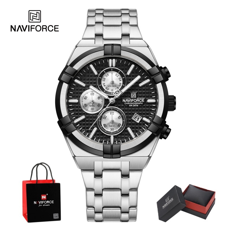 NAVIFORCE Men Quartz Chronogra - Watch Accessories ulasan dan harga