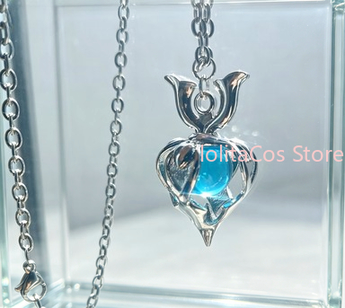 Genshin Impact Wanderer Metal  - Anime Pendant Necklace ulasan dan harga