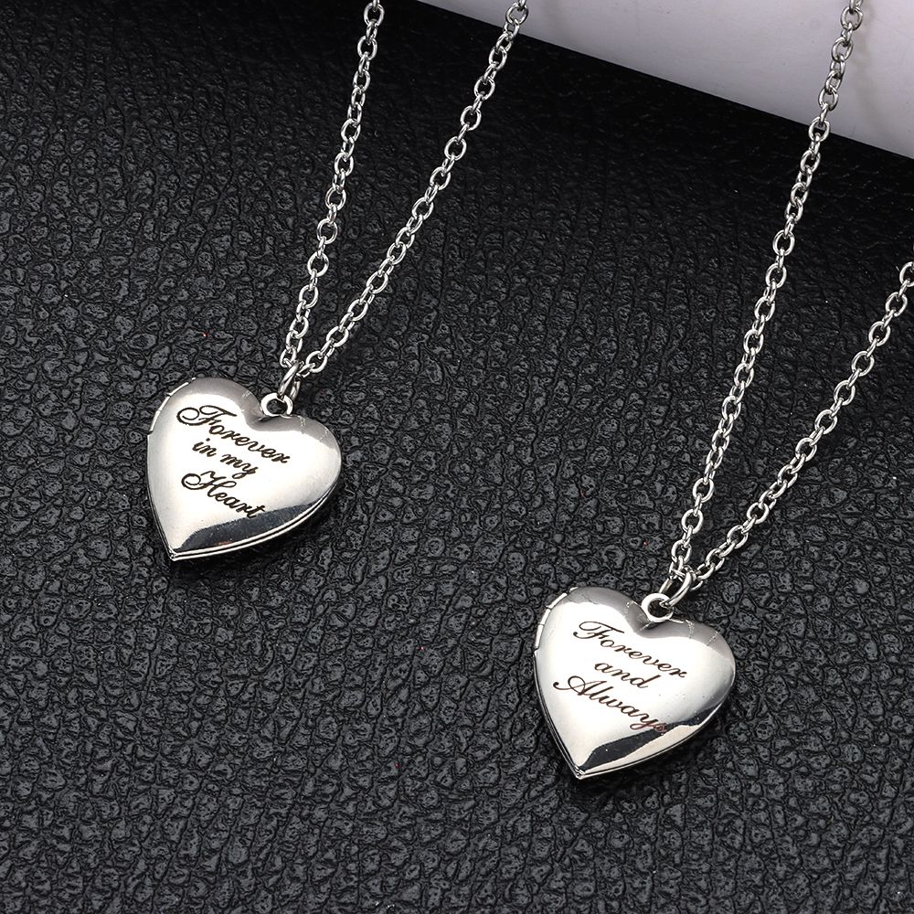 Lover Fashion Friend Jewelry C - Heart Locket Necklace Photo ulasan dan harga