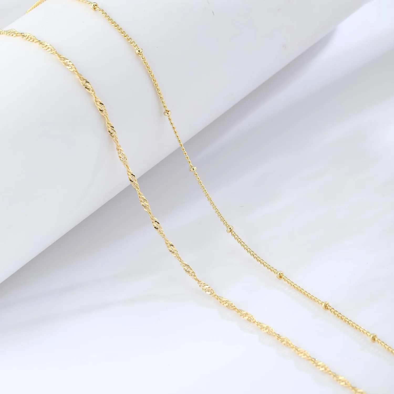 14k Gold Plated 26-33Inch Adju - Body Jewelry ulasan dan harga