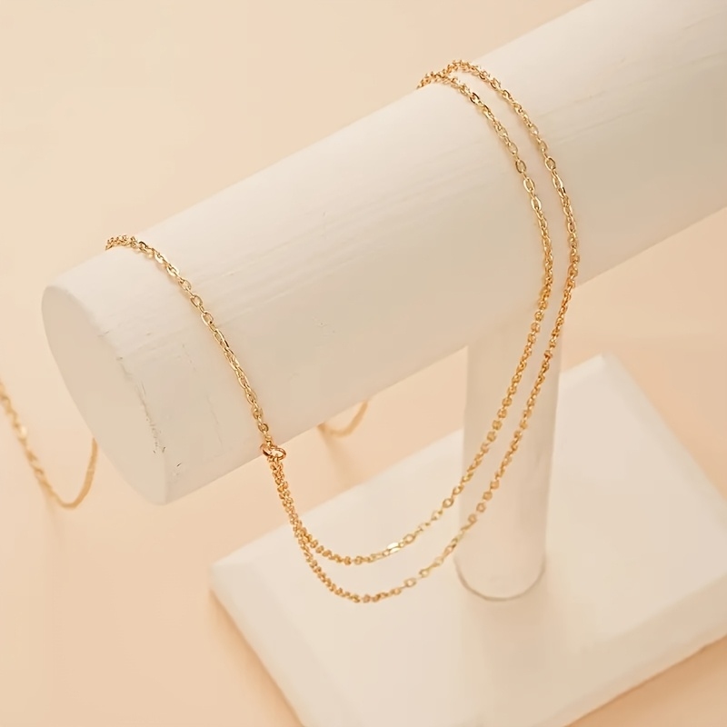 1Double-Layer Gold Metal Waist - Body Jewelry ulasan dan harga